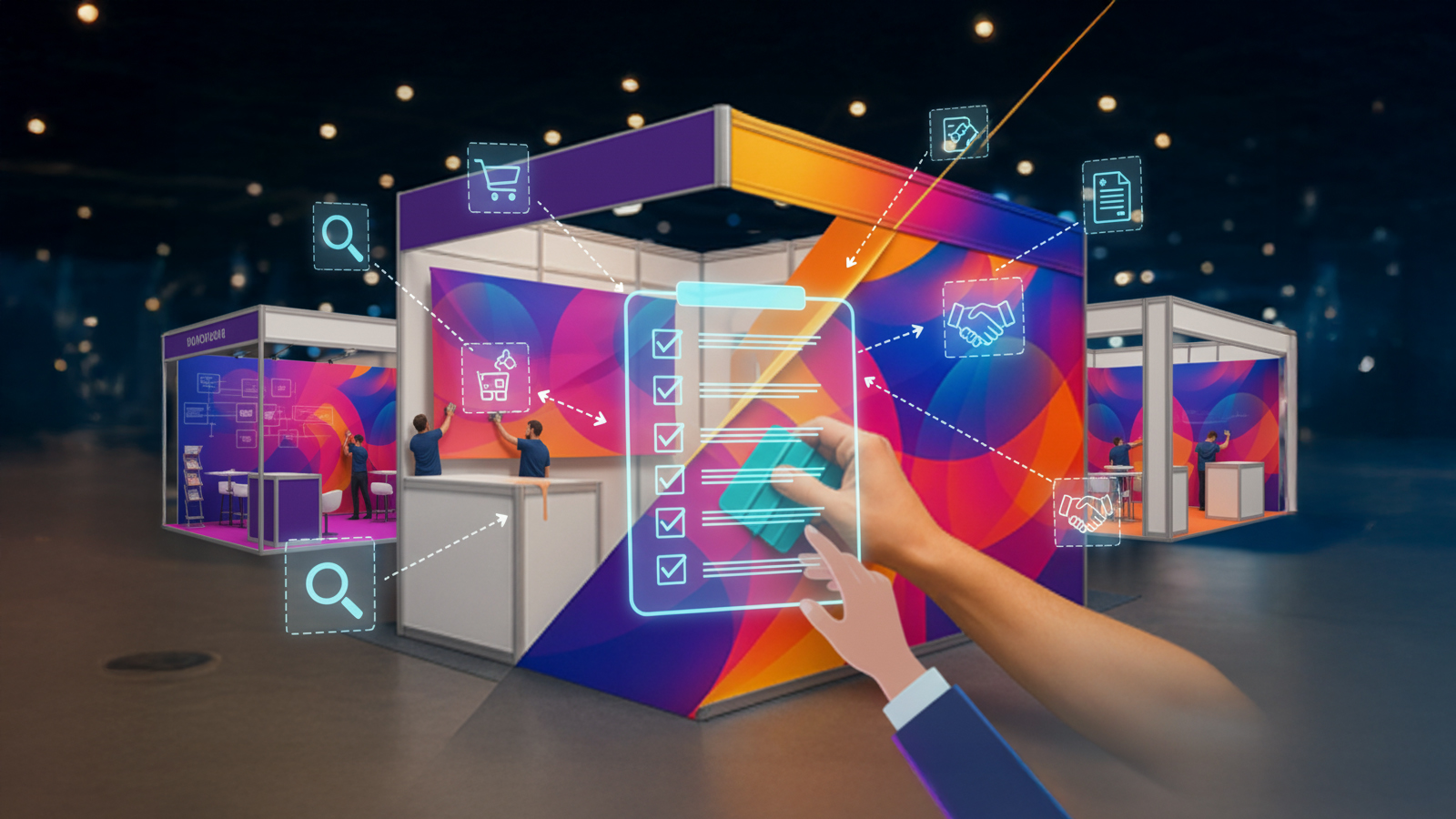 Jak wybrać firmę do oklejania stoisk - przewodnik