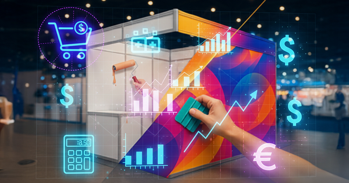 Oklejanie stoiska vs. malowanie – Co jest szybsze, tańsze i bardziej efektowne?