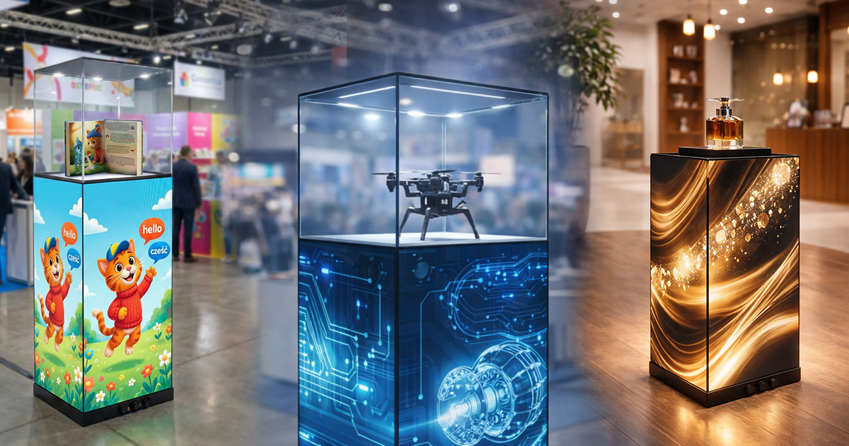 Wynajem telewizora na targi a LUMIBOX — alternatywa LED